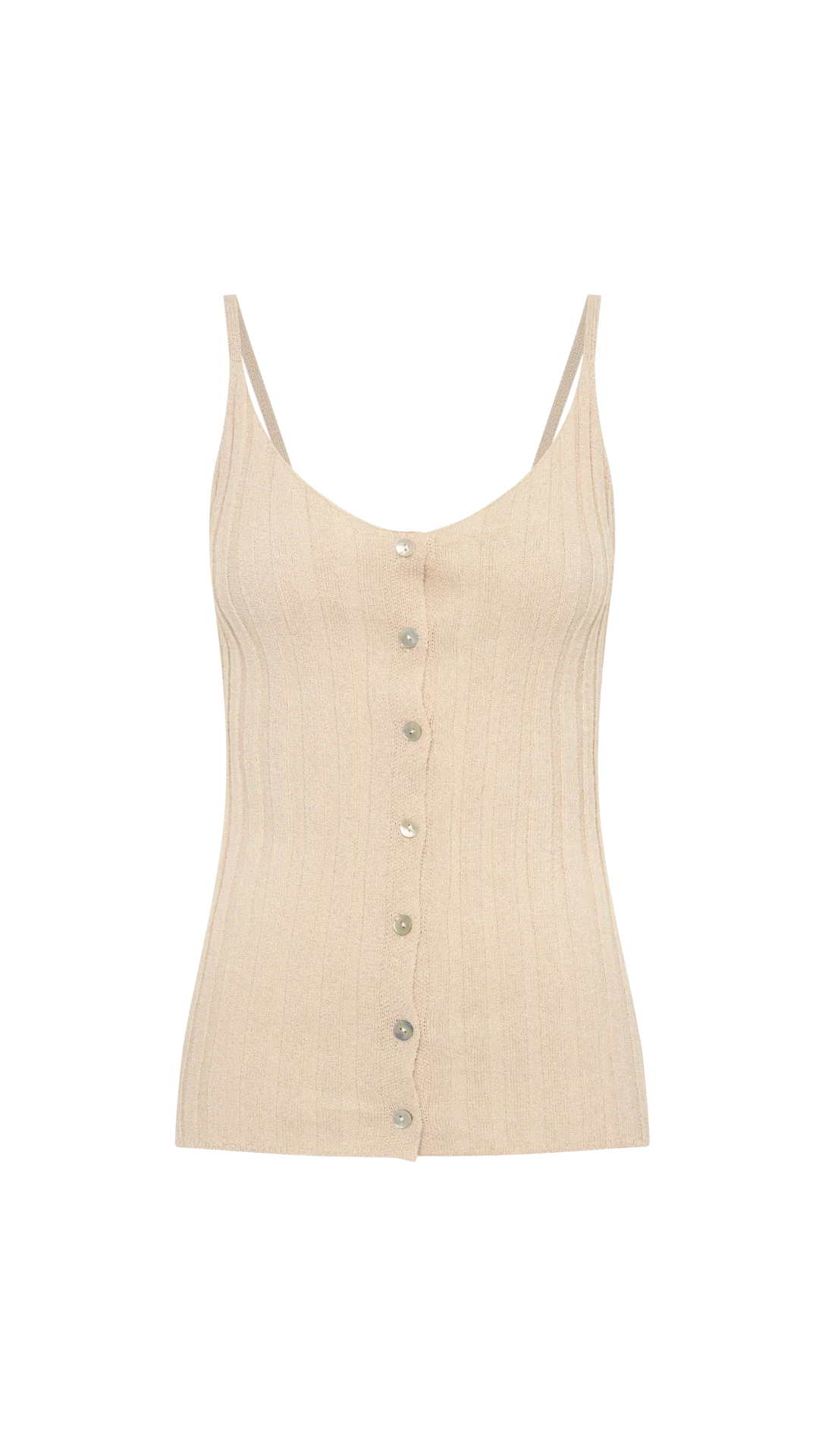 Baha Button Cami Sand – foto 2