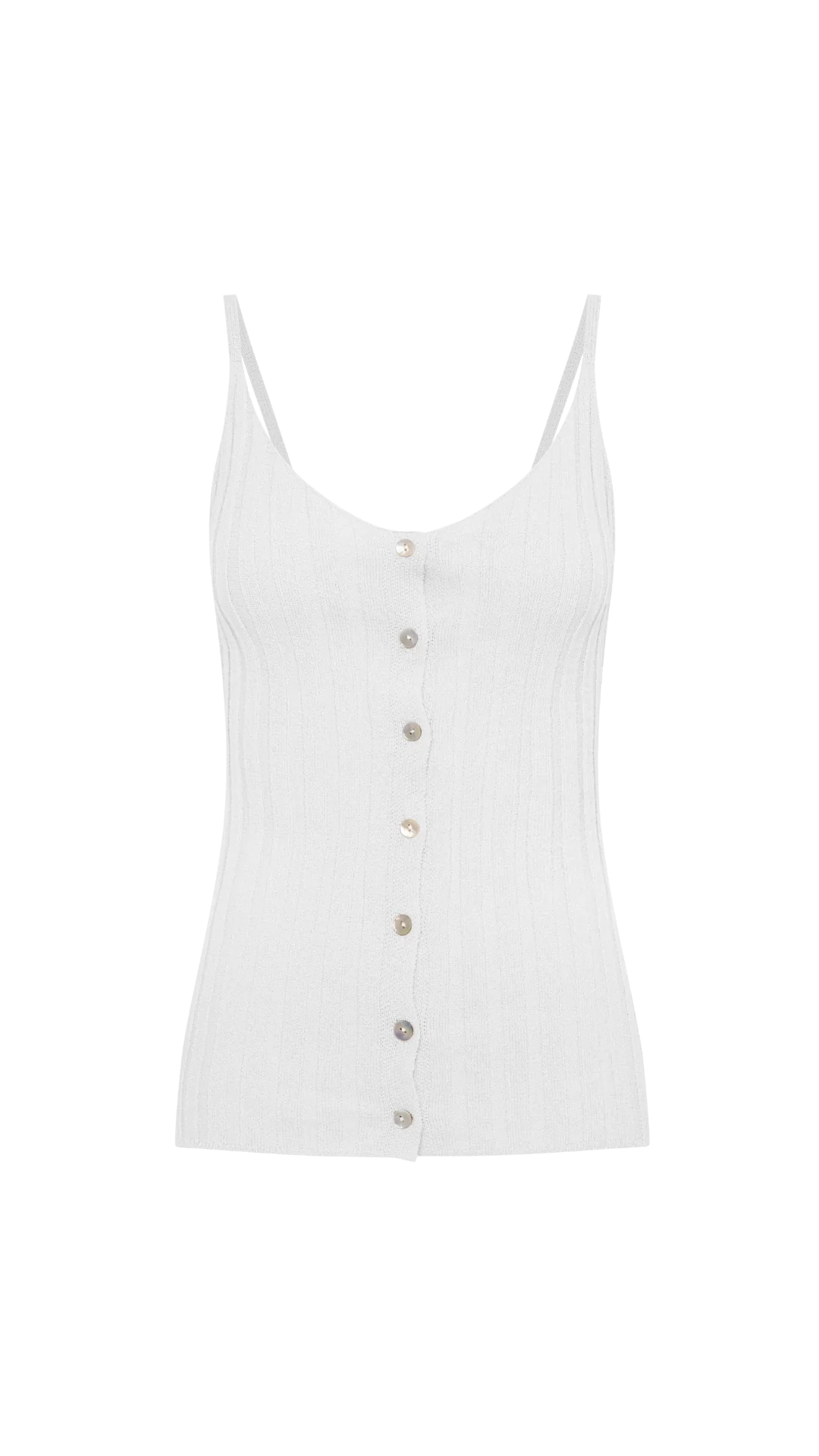 Baha Button Cami White – foto 2