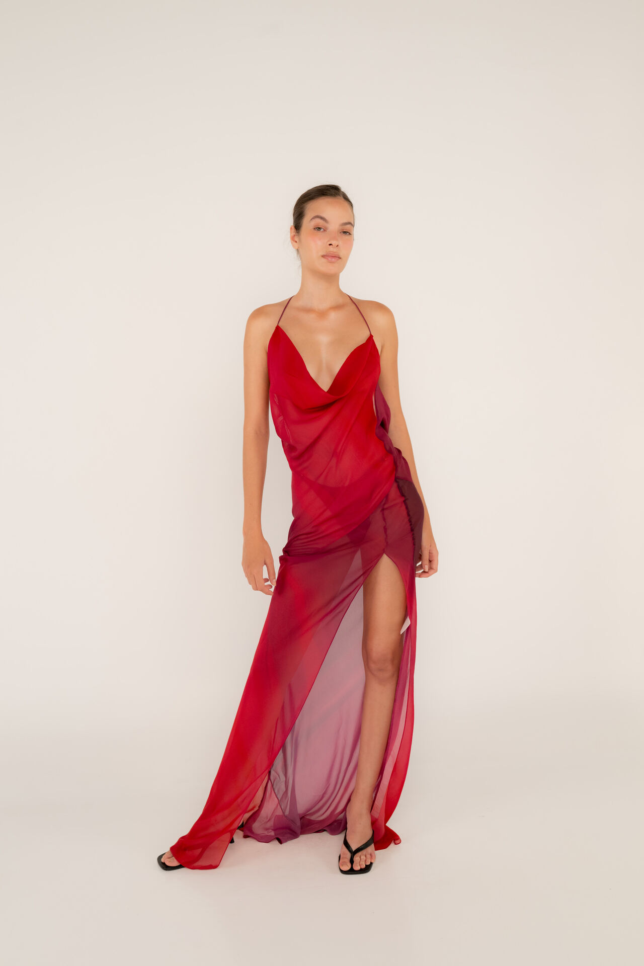 Bib Chiffon Dress – foto 3