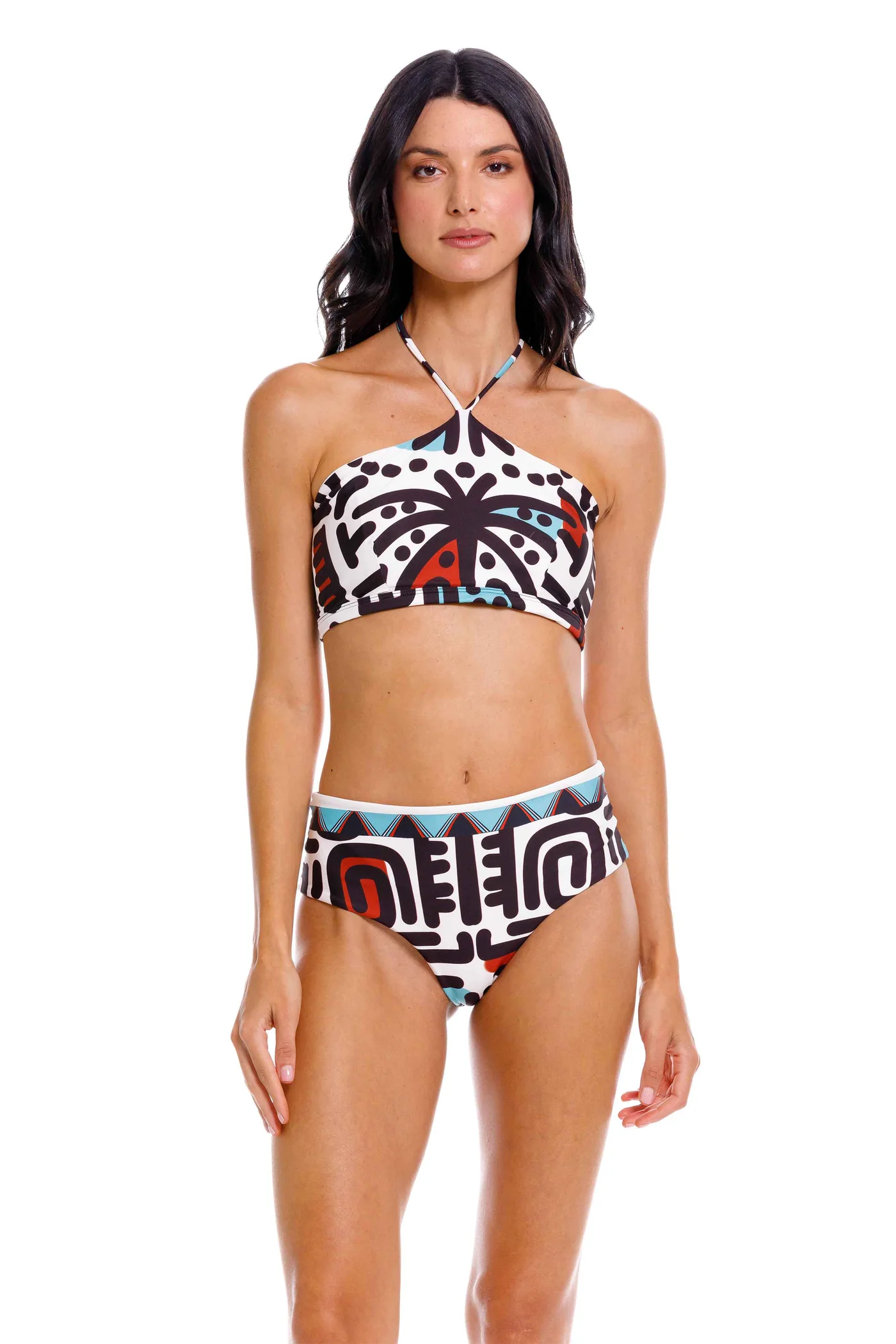 Bikini Crop Top Panty Aplique HW Mazai – foto 2