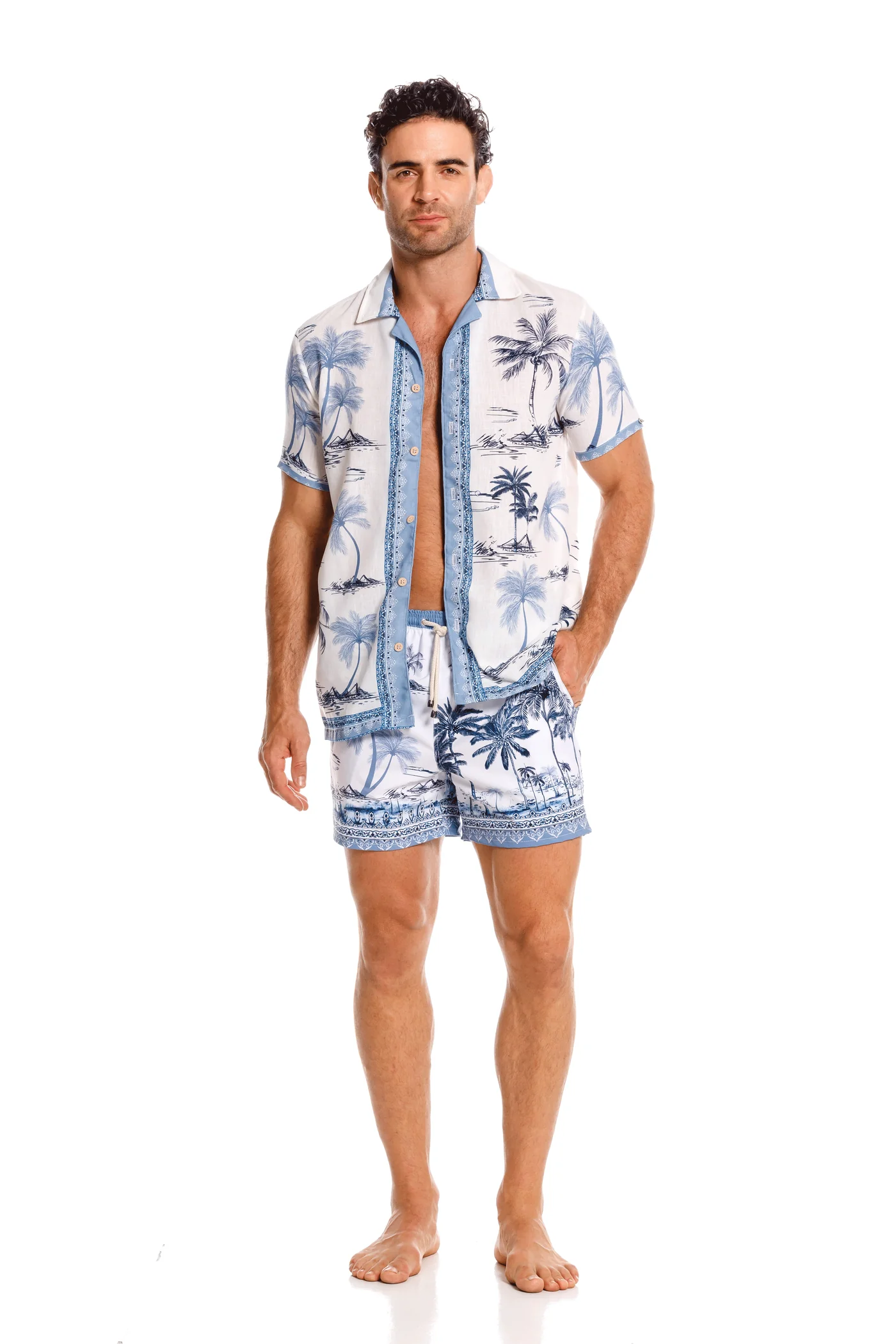 Camisa Hombre Palmeras – foto 3