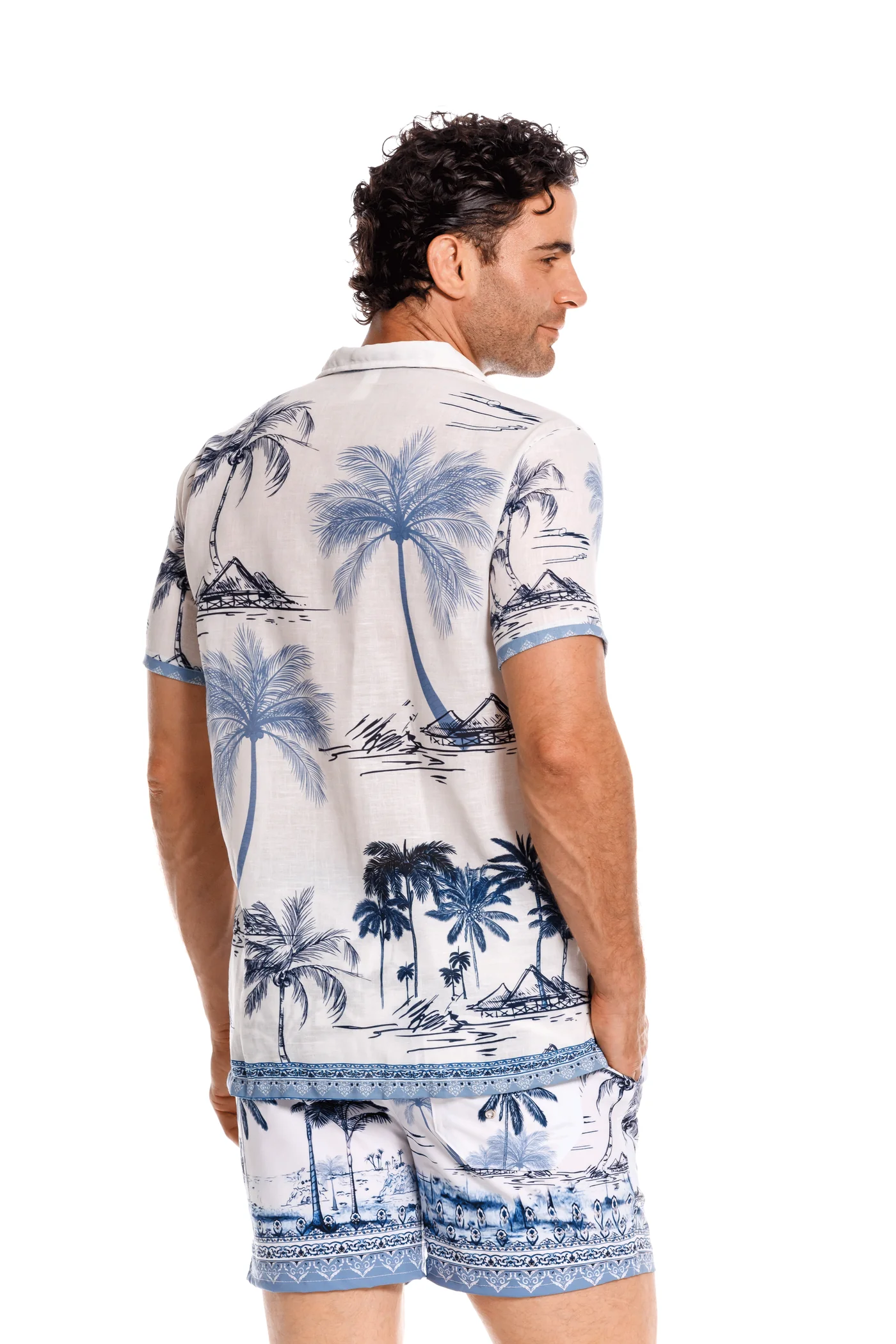 Camisa Hombre Palmeras – foto 2
