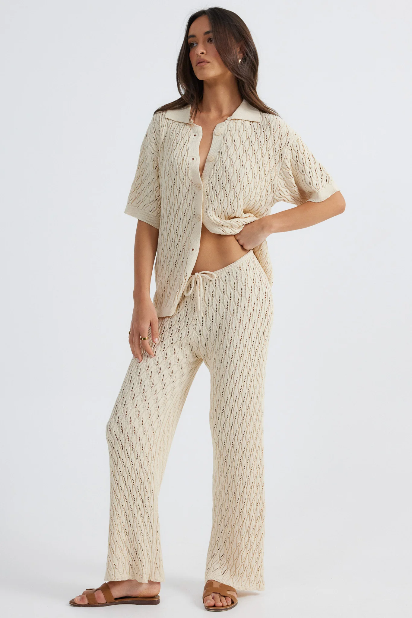Claire Pant Sand – foto 1