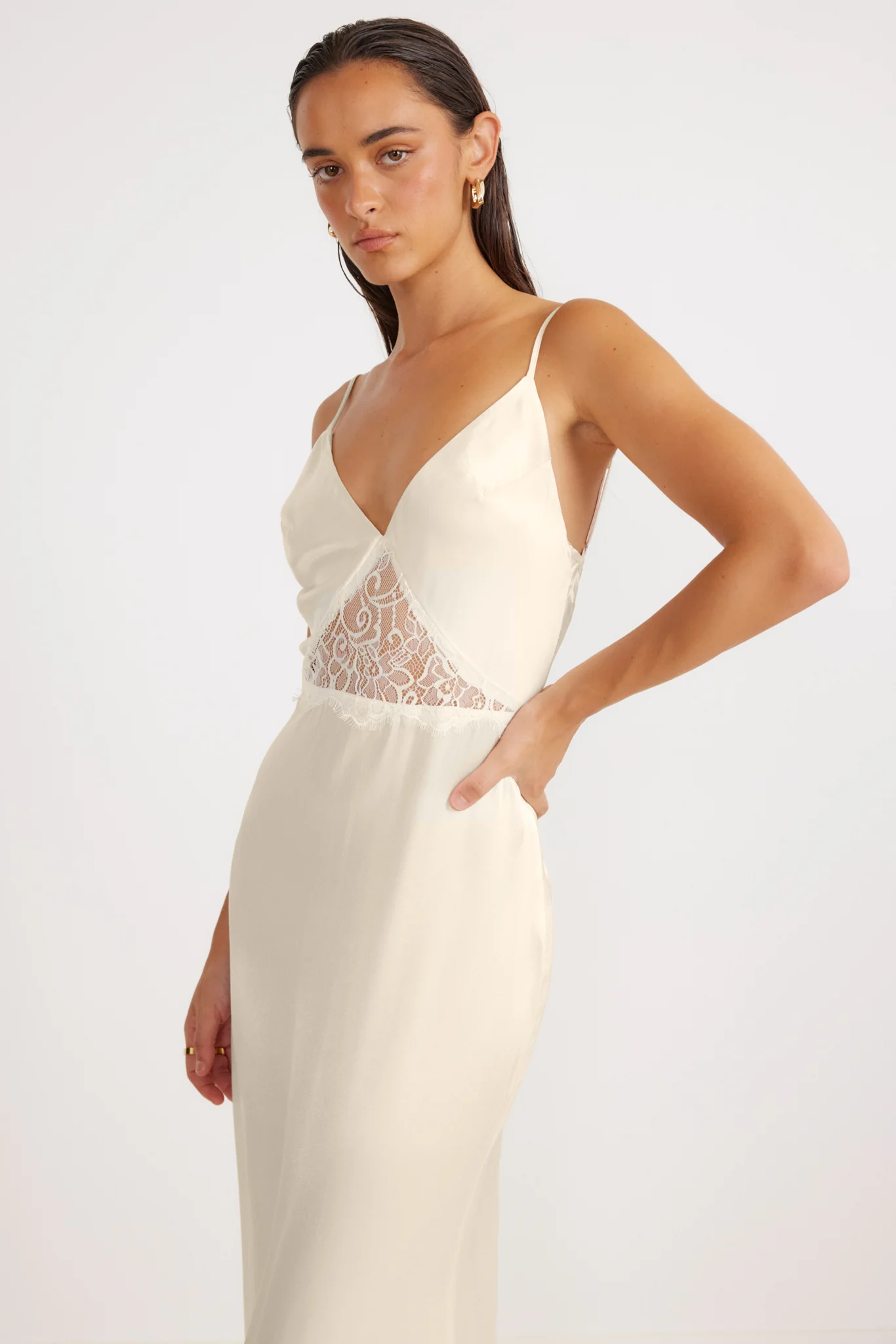 Halliwel Maxi Dress Champagne – foto 3