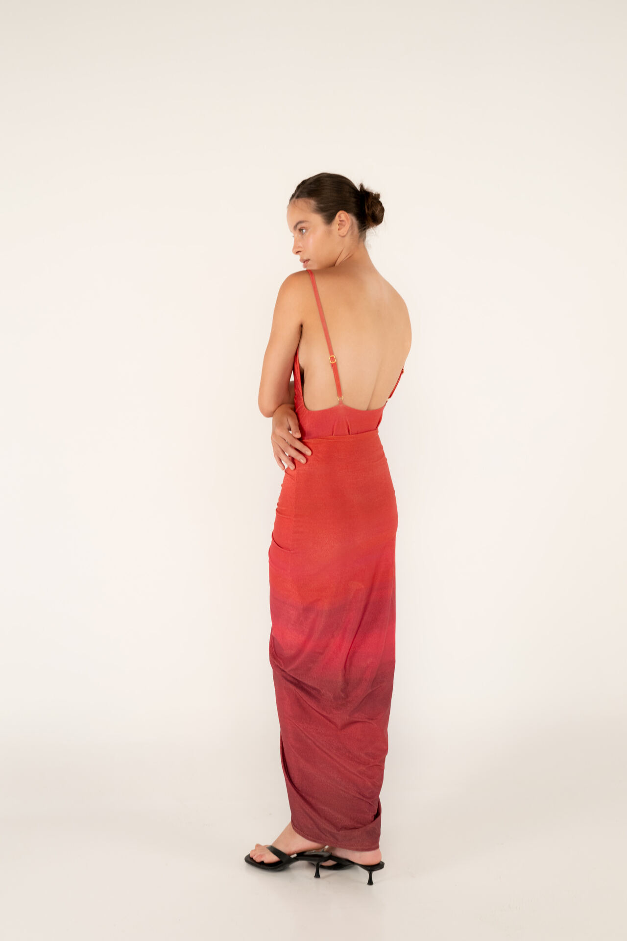 Maxi Skirt Red & Wine – foto 4