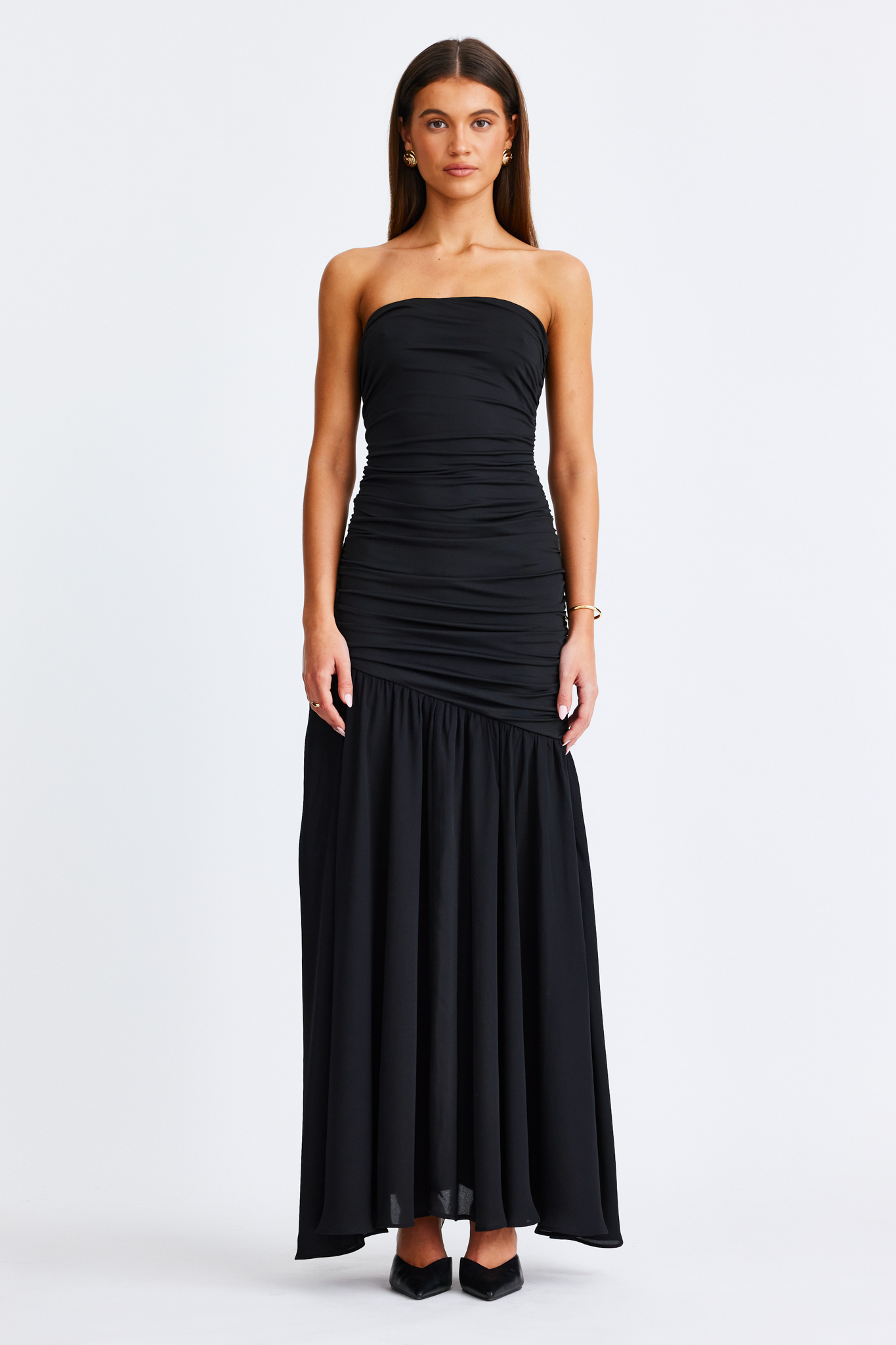 Neve Strapless Maxi Dress Black – foto 2