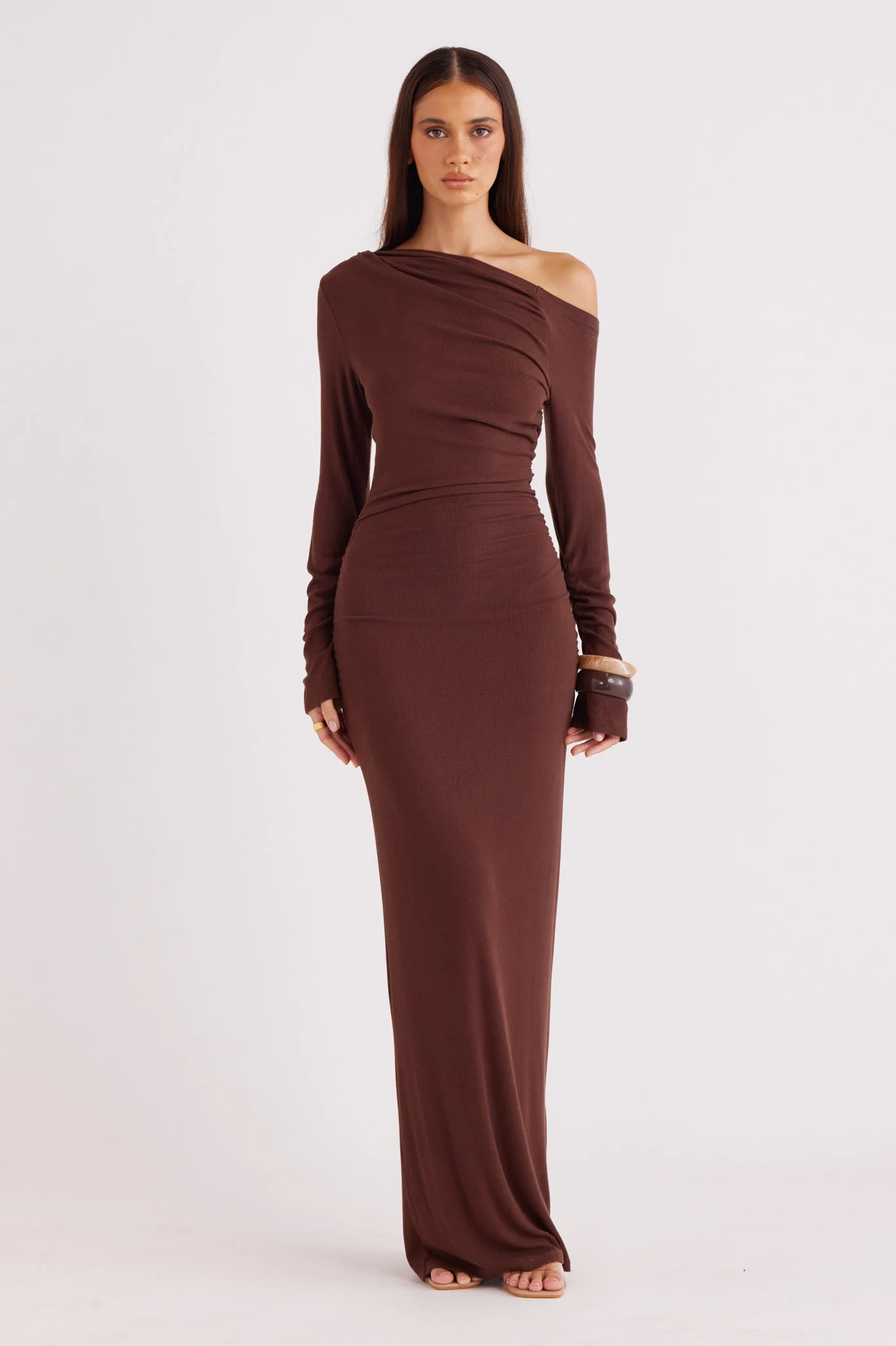 Reyna Maxi Dress Chocolate – foto 1