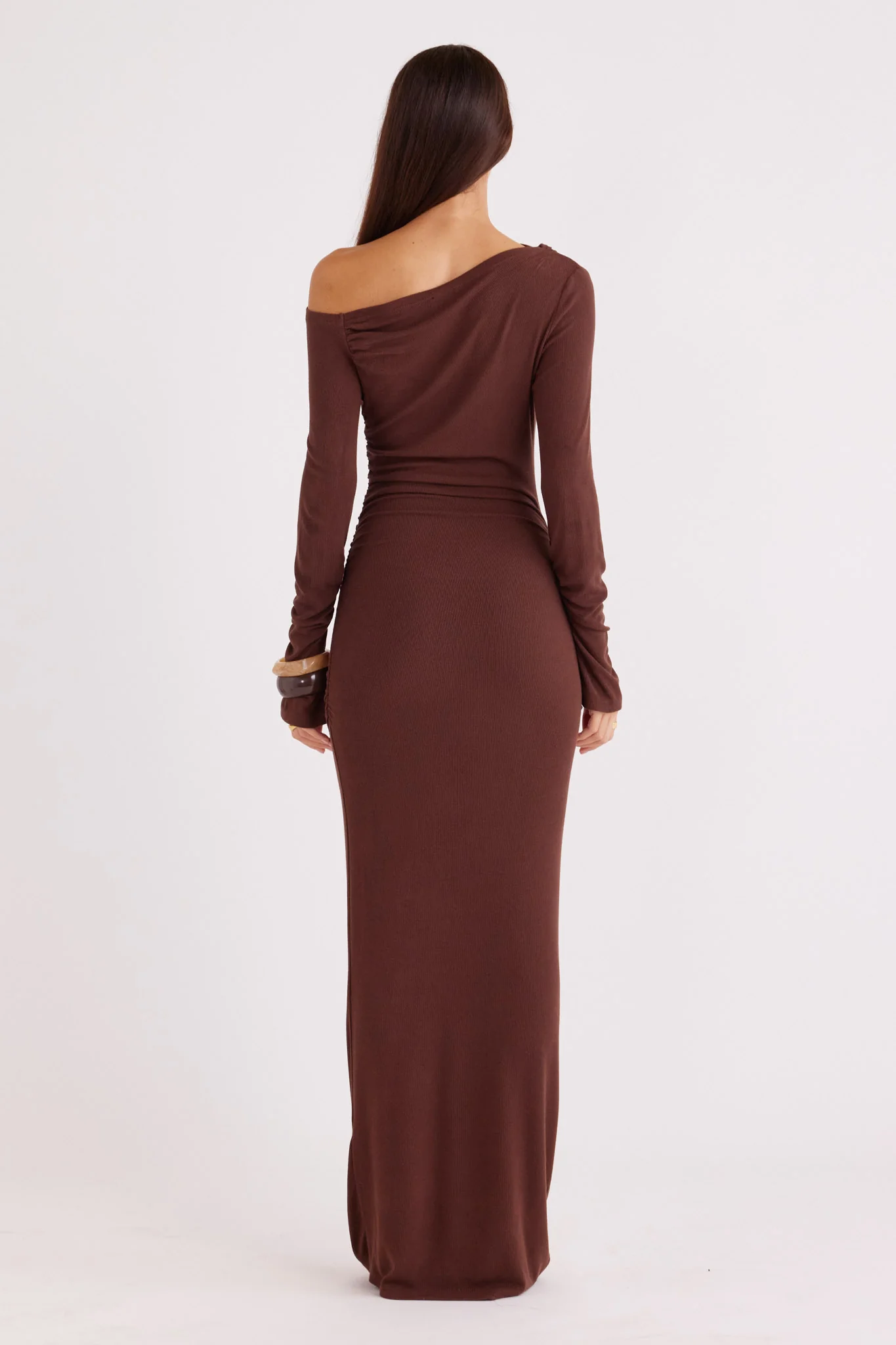 Reyna Maxi Dress Chocolate – foto 5