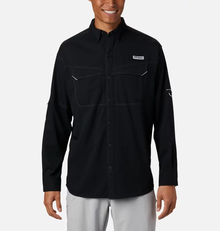 Columbia Men's Ultra Stop Long Sleeve Crew Knit Top | UPF 15 Sun Protection With Hidden Thumb Holes
