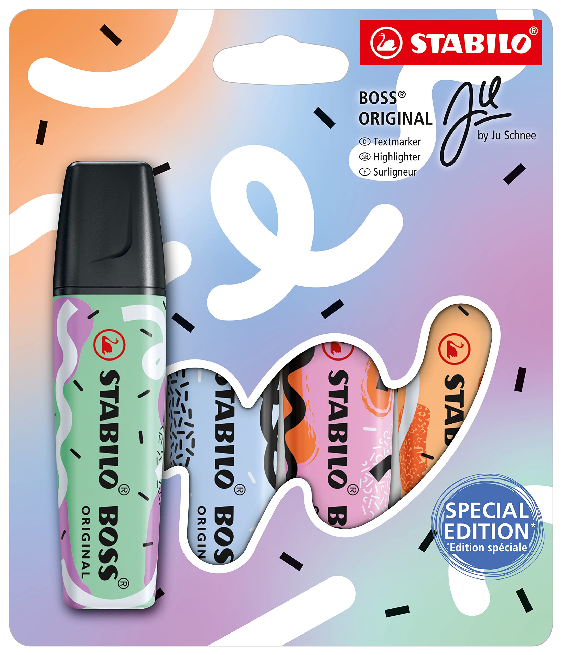 STABILO BOSS EDICION LIMITADA 4 COLORES