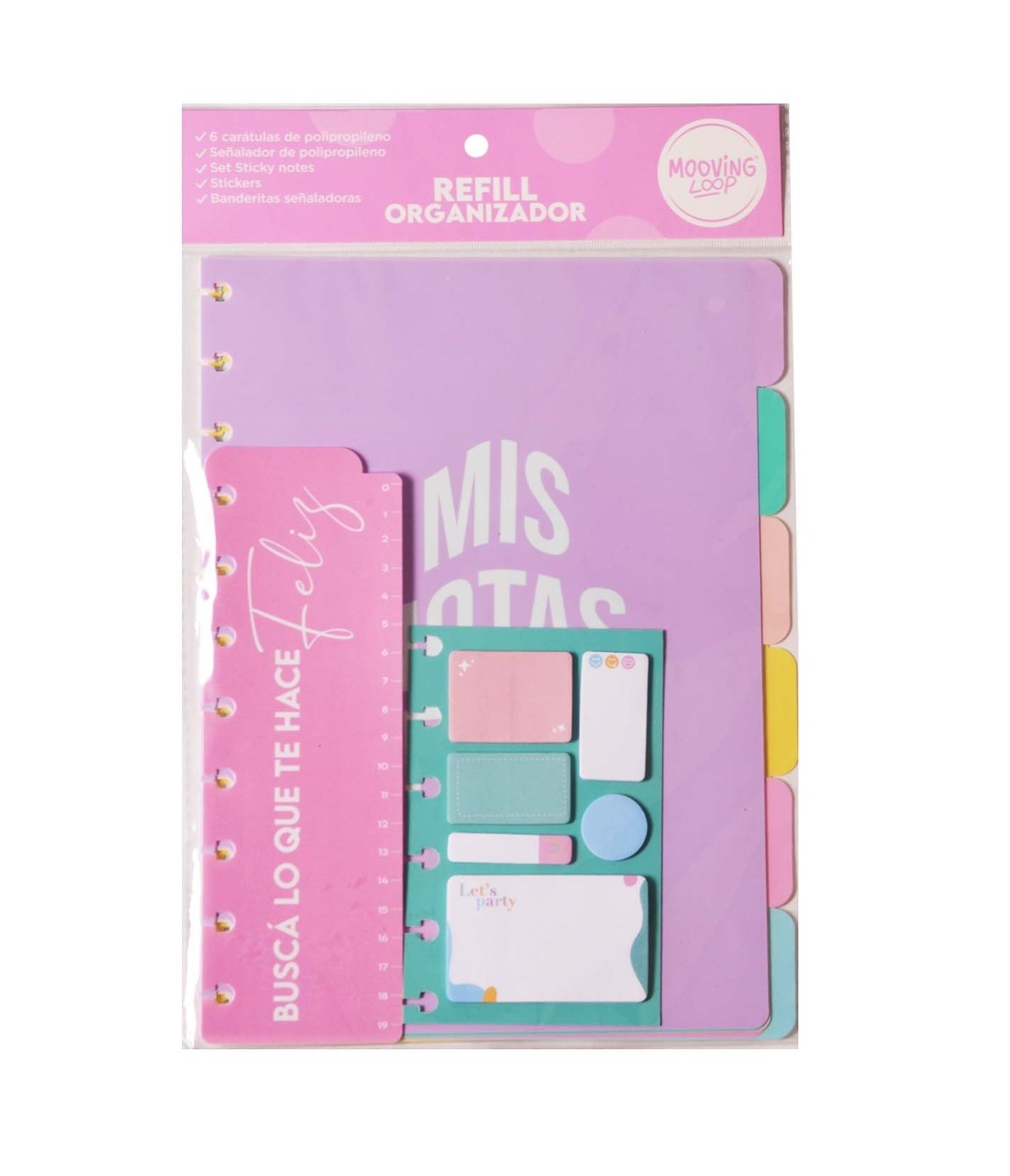 MOOVING REFILL LOOP ORGANIZADOR CARTA