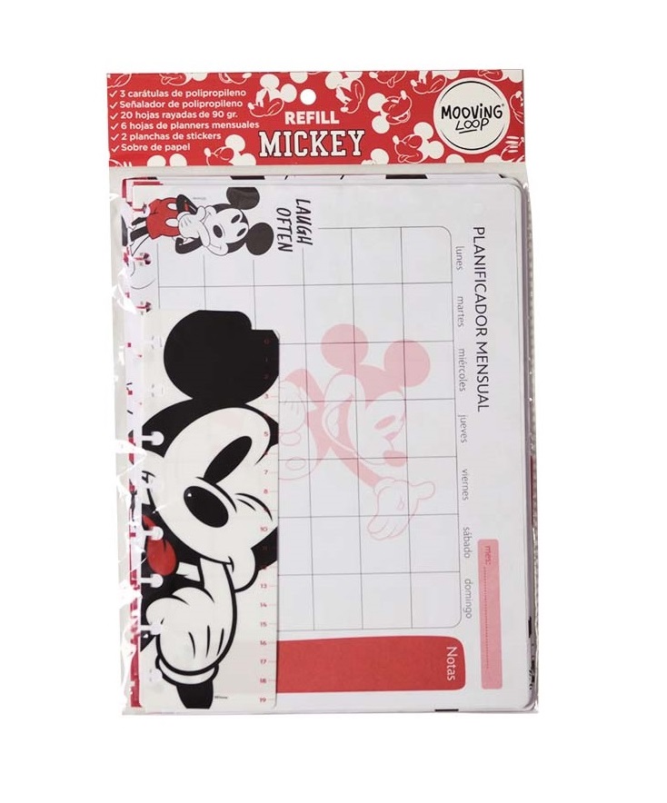 MOOVING REFILL LOOP MICKEY CARTA