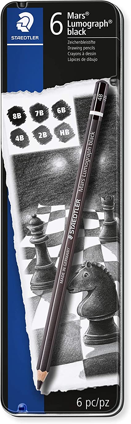 STAEDTLER LAPIZ DE DIBUJO 6 UND BLACK