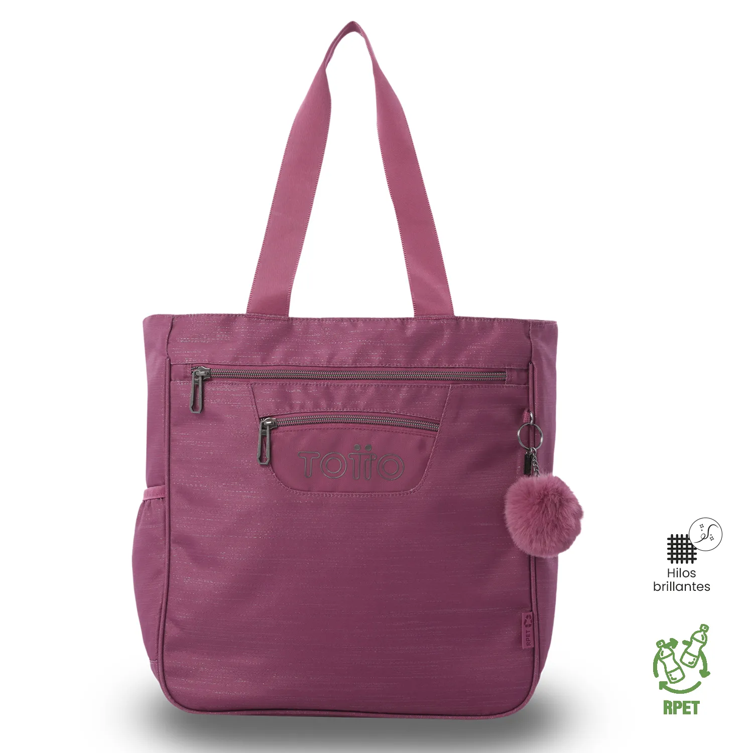 TOTTO BOLSO CUTARA  BRILLOS