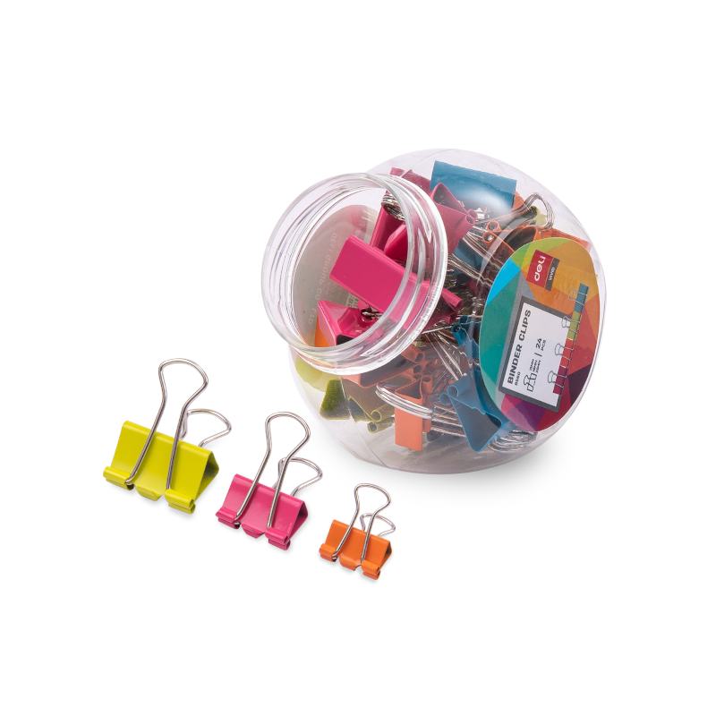 DELI PRENSAS DE COLORES SURTIDAS 24 UND