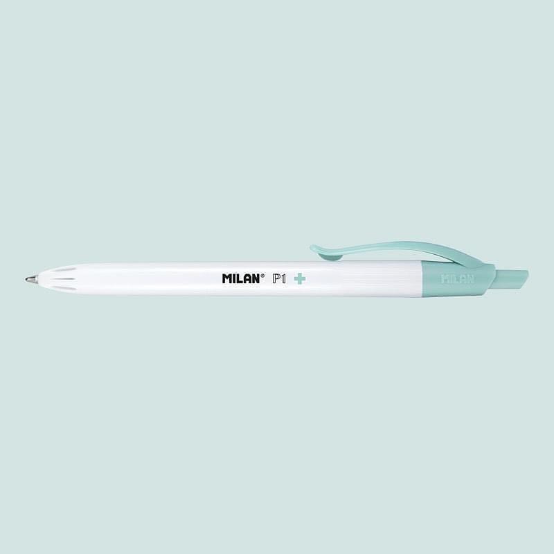 MILAN BOLIGRAFO ANTIBACTERIAL AZUL