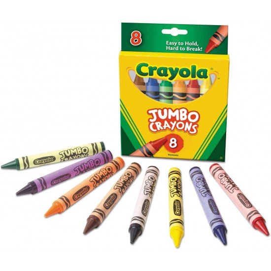CRAYOLA CRAYONES EXTRA JUMBO 8 UND