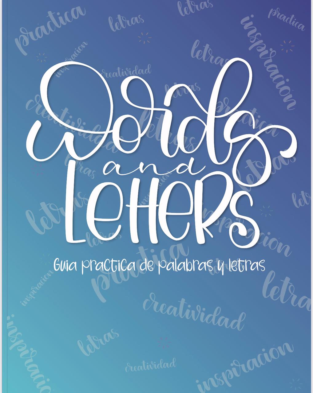 FOLLETO WORDS AND LETTERS