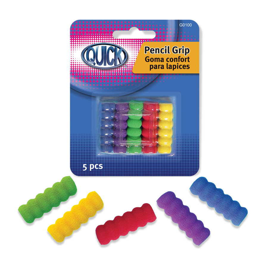 QUICK PENCIL GRIP 5 UND GOMA CONFORT PARA LAPIZ