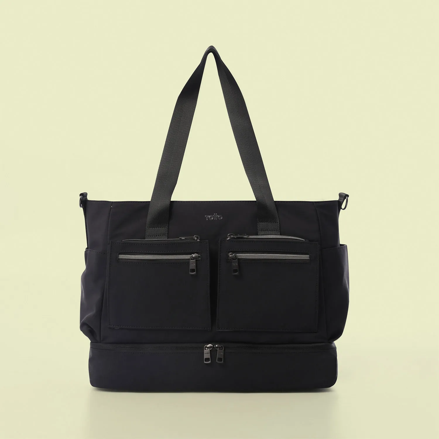 TOTTO BOLSO DUFFLE MAXI TOTE NEGRO