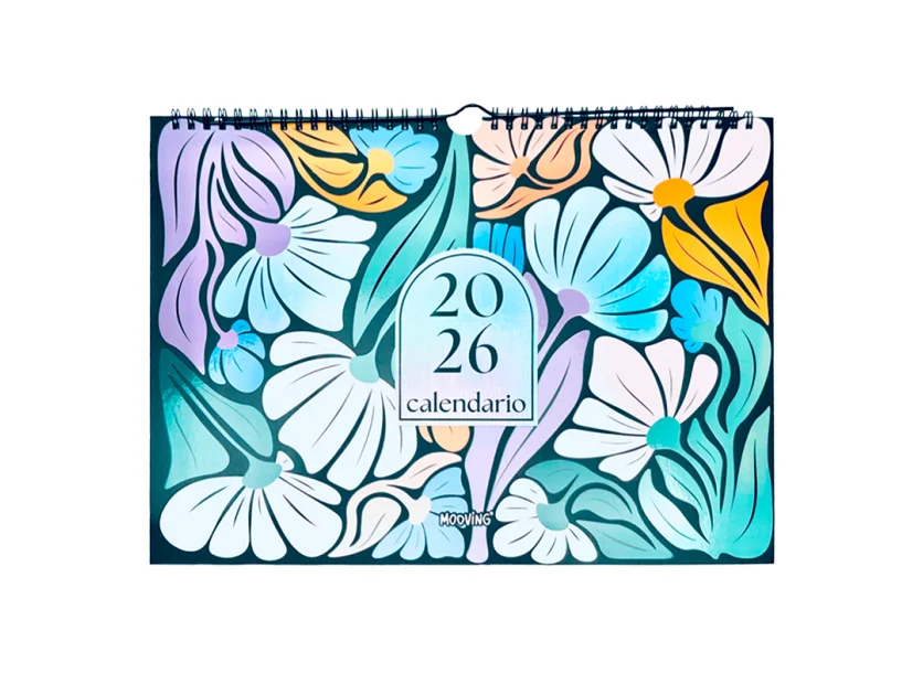 MOOVING CALENDARIO 2026 FLORAL