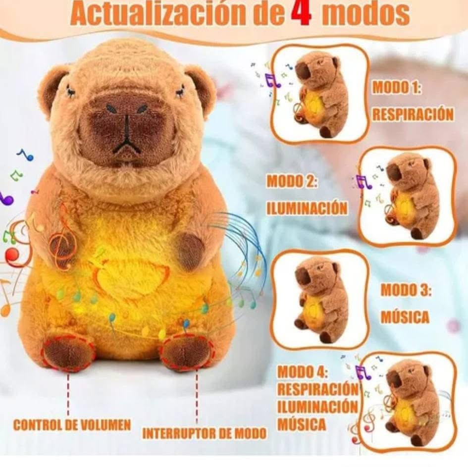 PELUCHE CAPIBARA RESPIRACIÓN