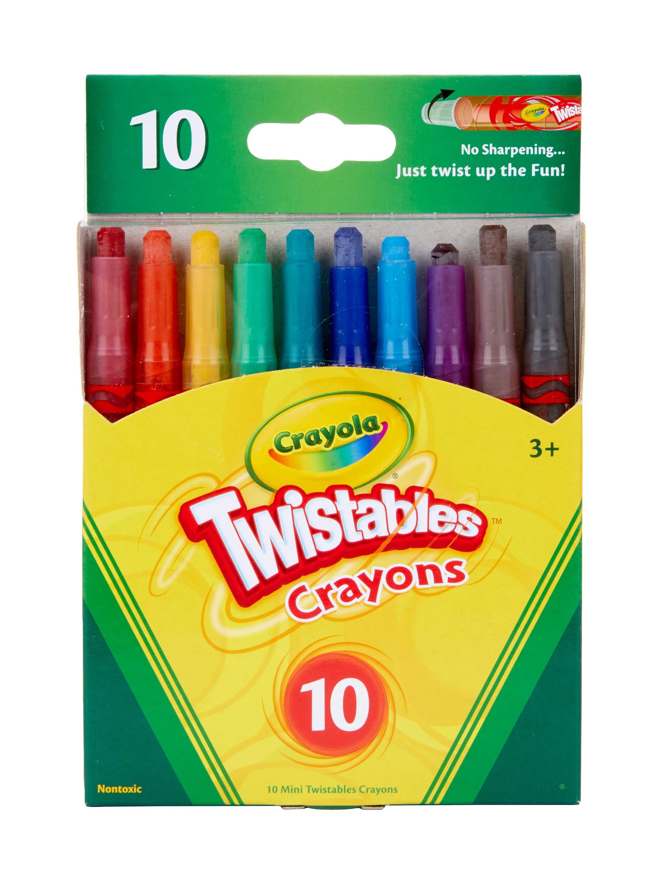 CRAYOLA CRAYON MINI TWISTABLE 10 UND