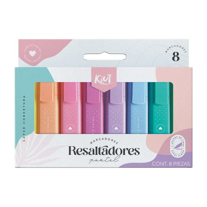 KIUT RESALTADOR PASTEL 8UND