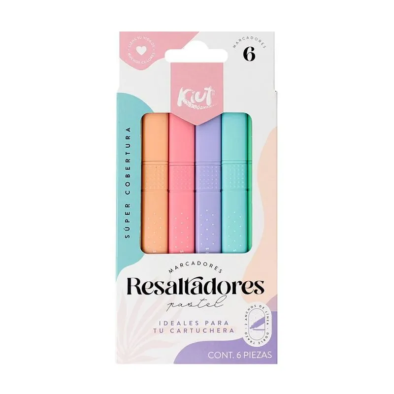 KIUT RESALTADOR PASTEL 6 UND