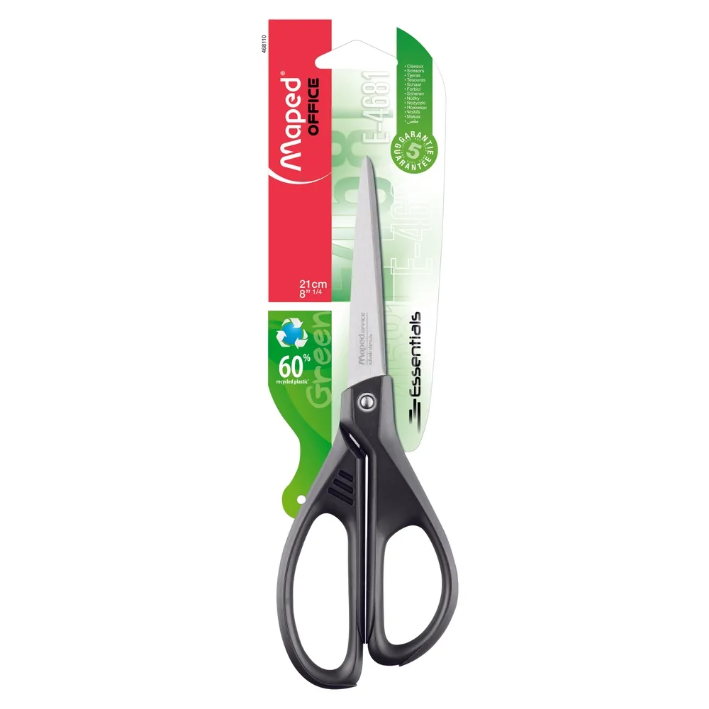MAPED TIJERA ESSENTIALS GREEN 21CM