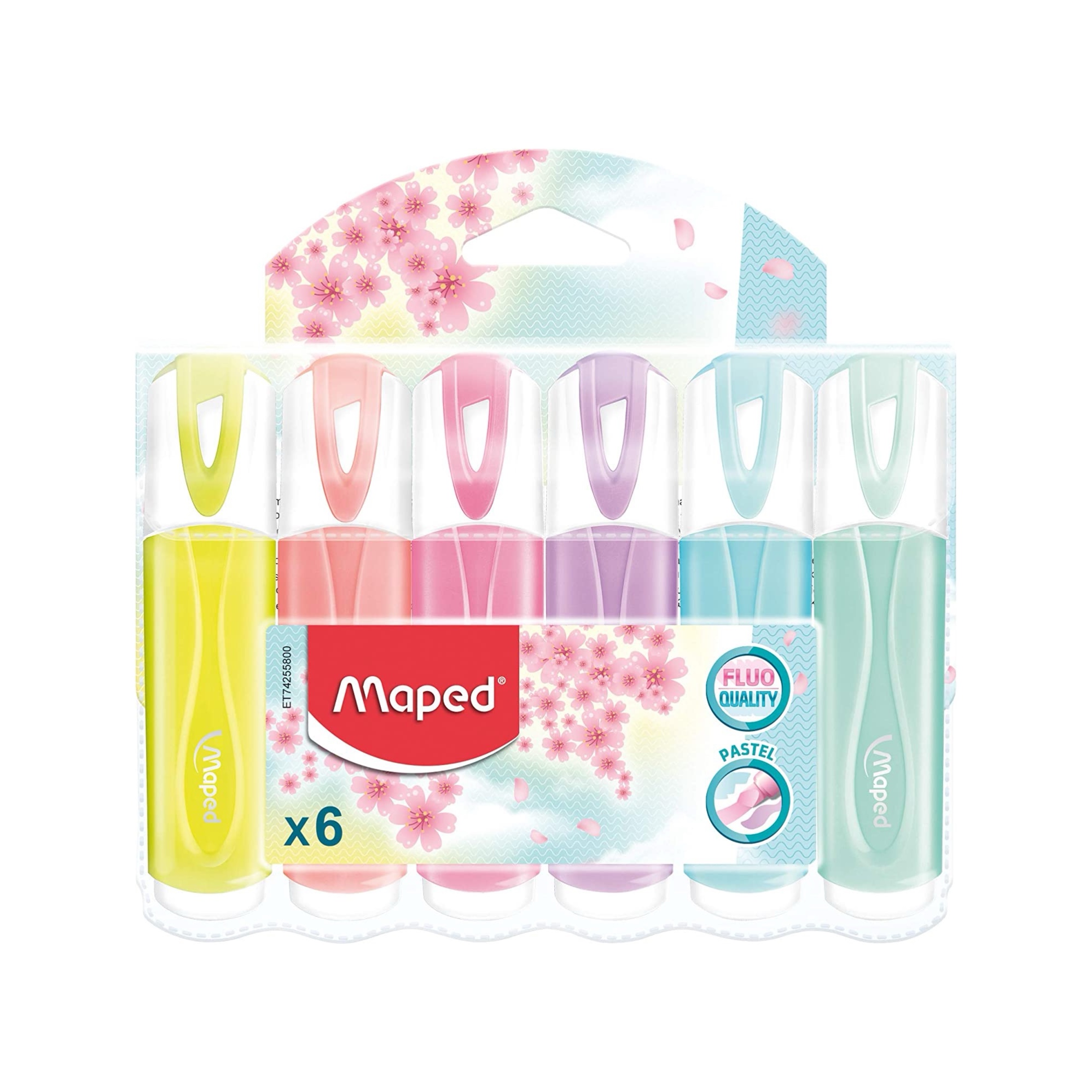 MAPED RESALTADOR DE TEXTO PASTEL 6 UND