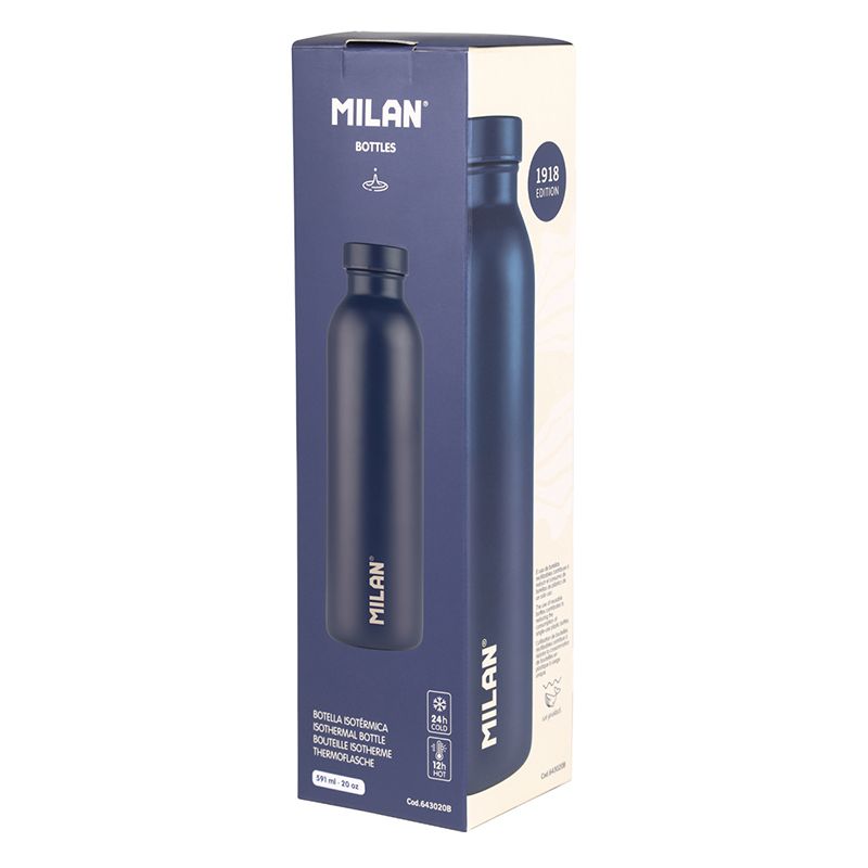 MILAN BOTELLA TÉRMICA 1918 AZUL GRANDE