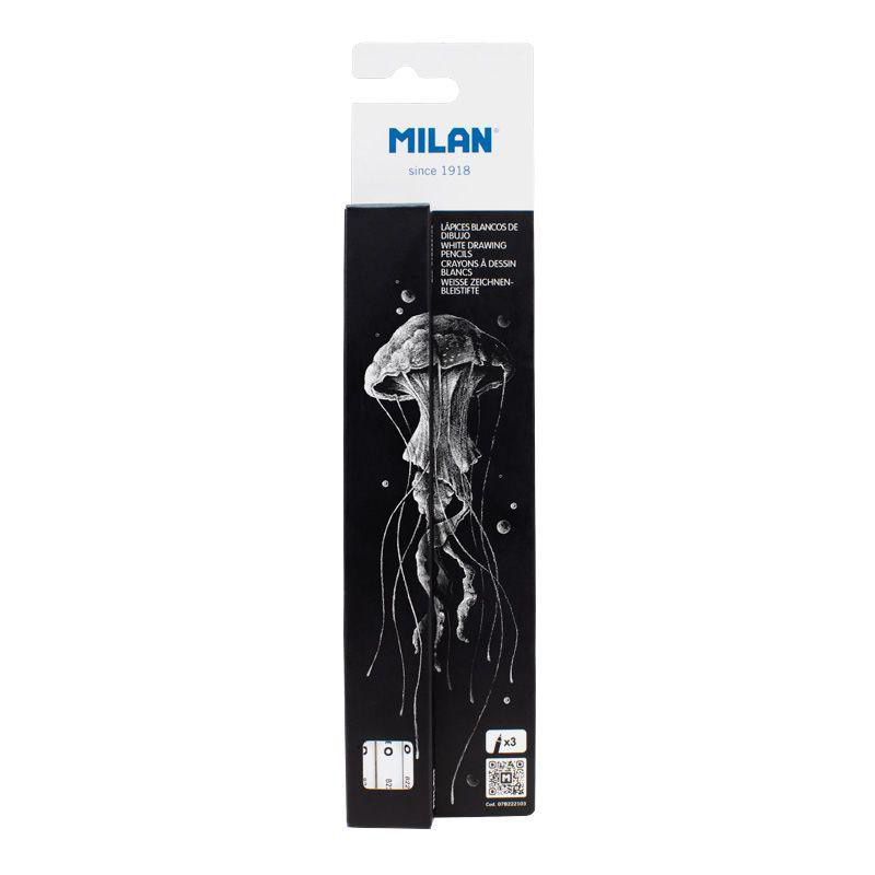 MILAN PACK LÁPIZ BLANCO 3 UND