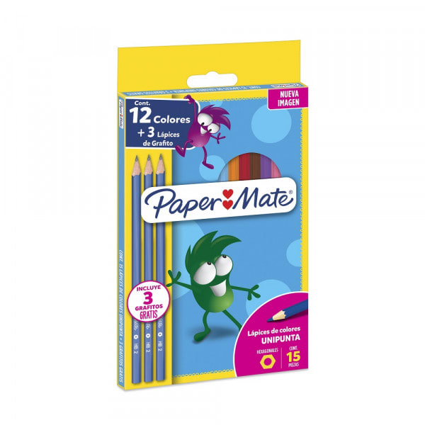 PAPER MATE LAPIZ DE COLOR 12 UND