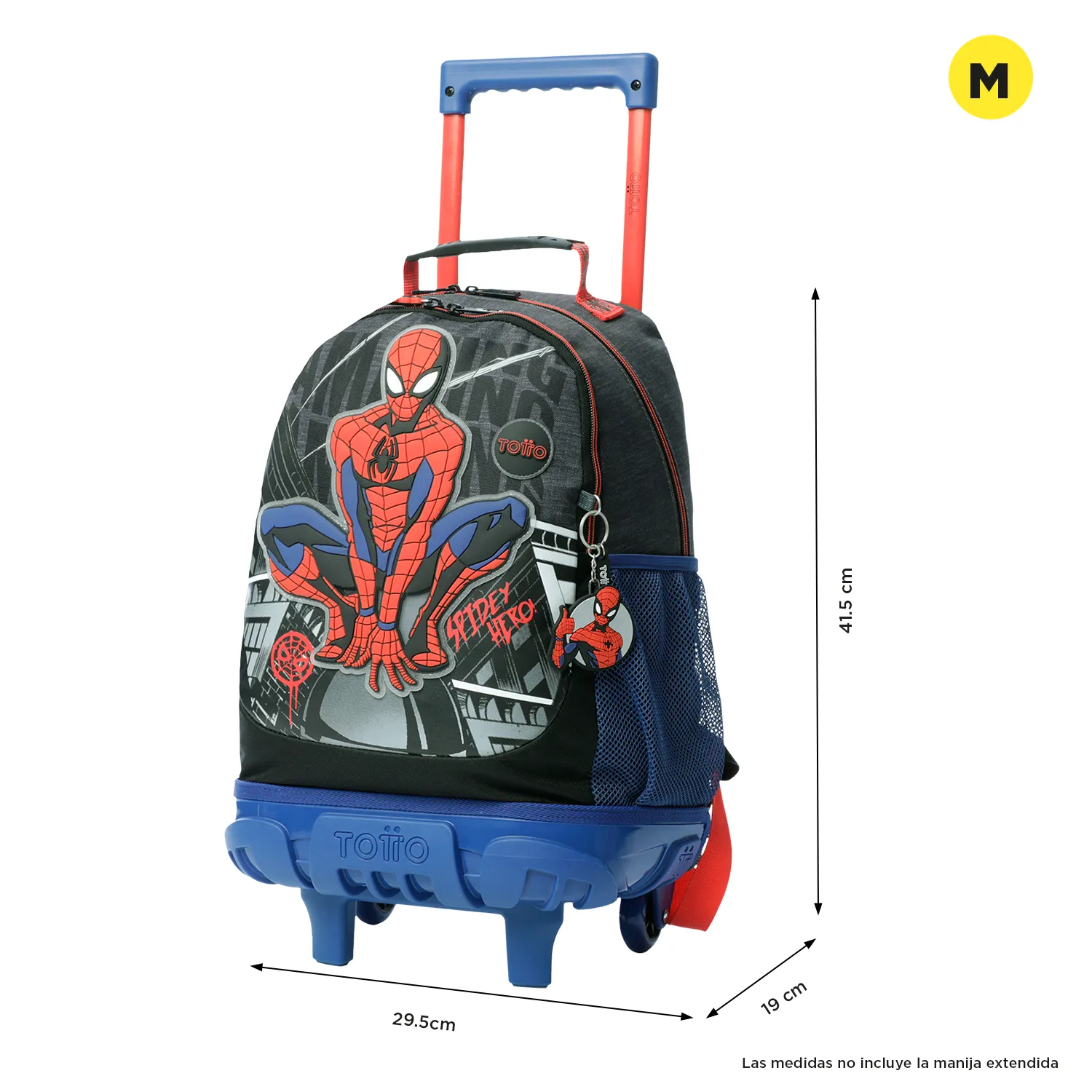 TOTTO SPIDERMAN AMAZING RUEDAS M COMBO LONCHERA