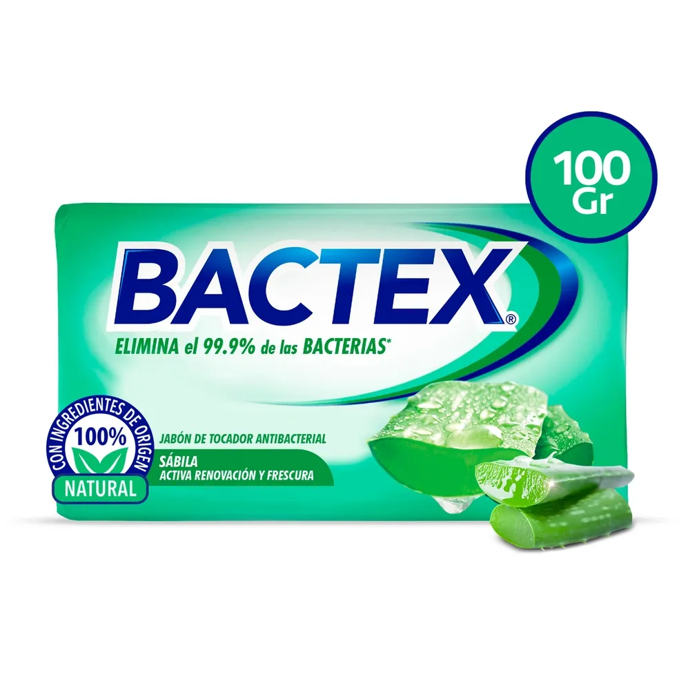 BACTEX JABON ALOE 100G 7509546650265