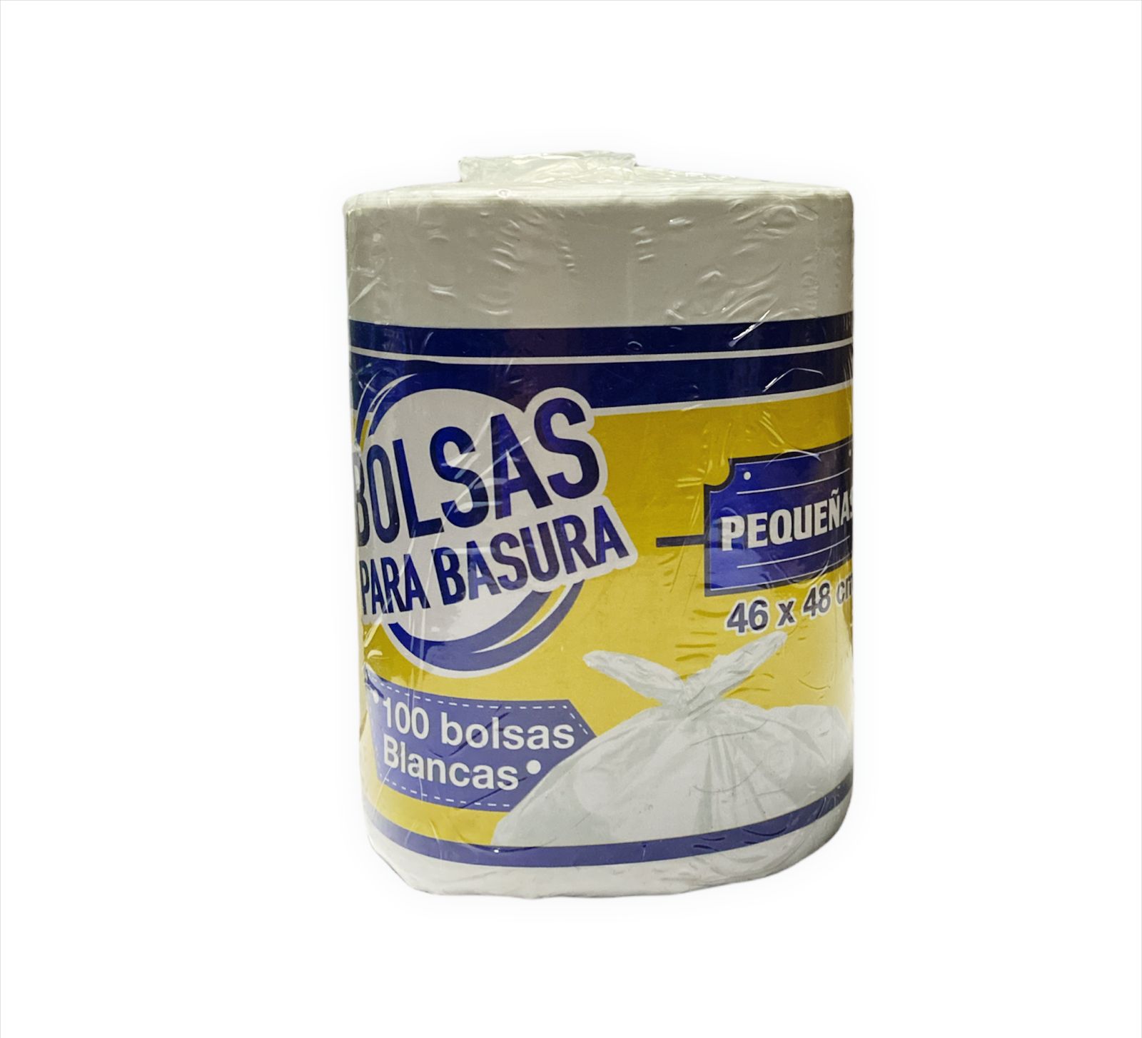 BOLSA BASURA PEQ ROLLO 46x48cm 100UD 9090300060003