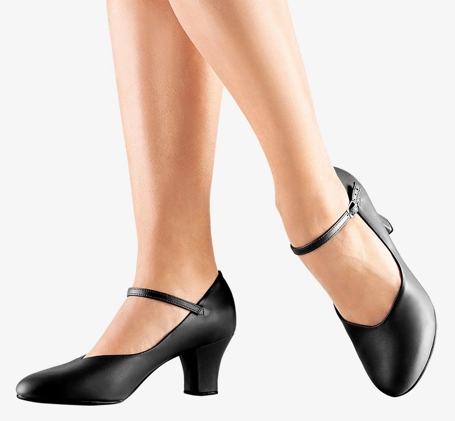 CH52 ZAPATO NEGRO DE CHARACTER TACÓN DE 5 CM