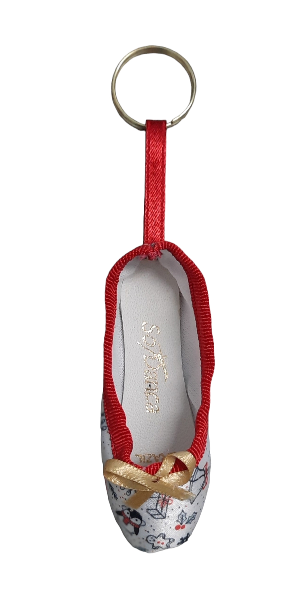 KC15 LLAVERO DE MINIPUNTA MOTIVO NAVIDEÑO CON FONDO BLANCO SB894* – foto 2