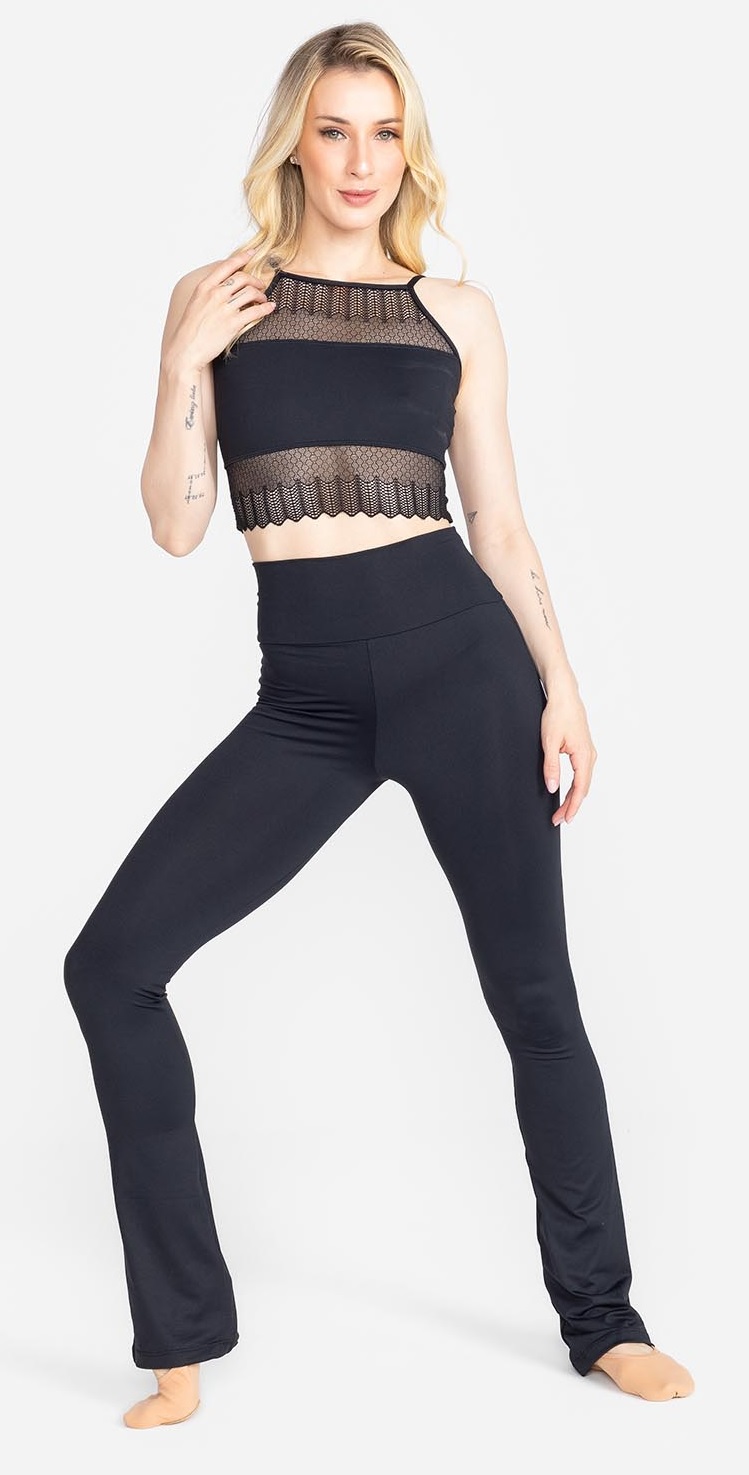 SD2145 PANTALÓN NEGRO DE ADULTO PIERNA RECTA