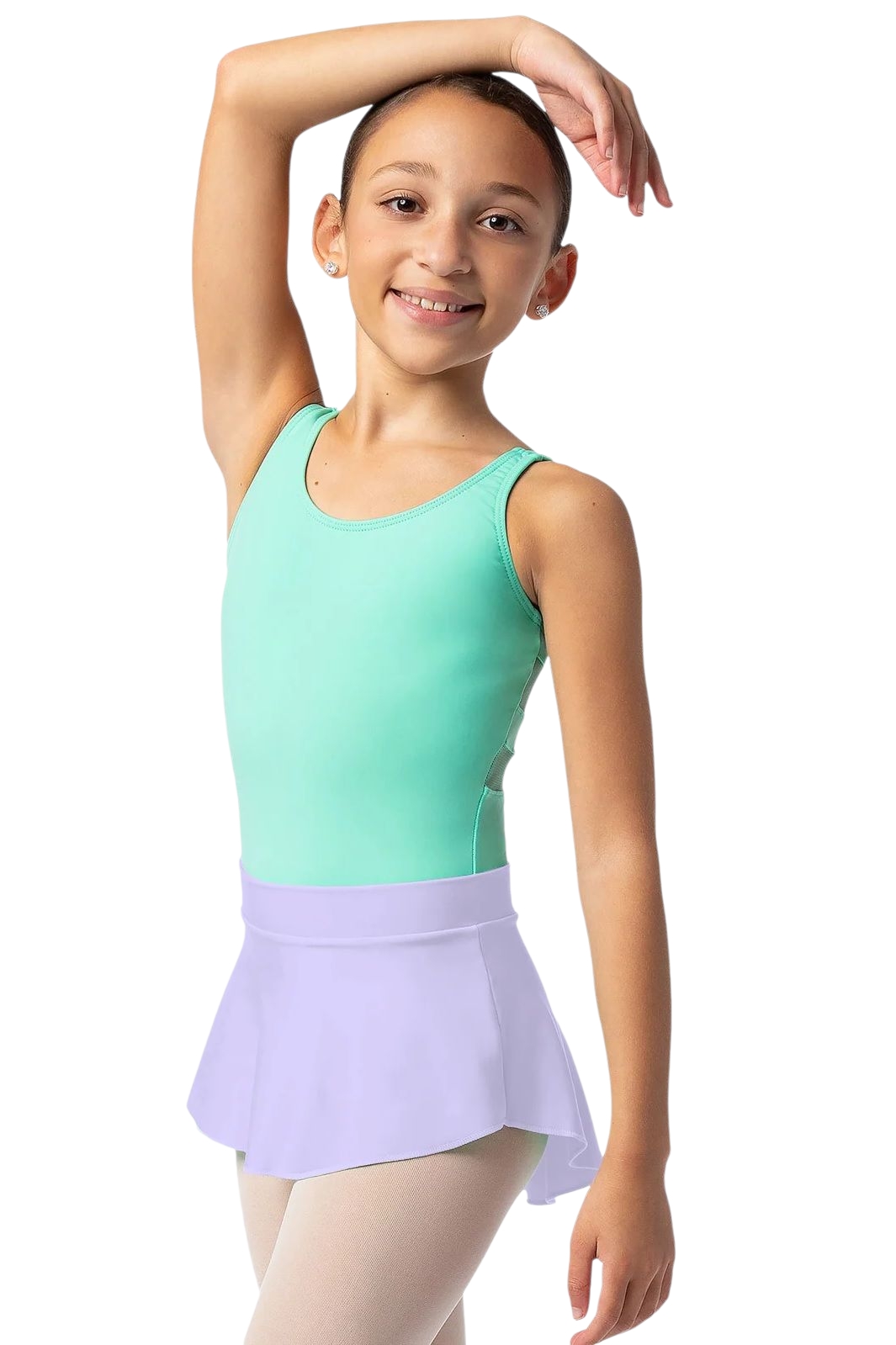 SL150 ENAGUA INFANTIL LILA TEJIDO OPACO