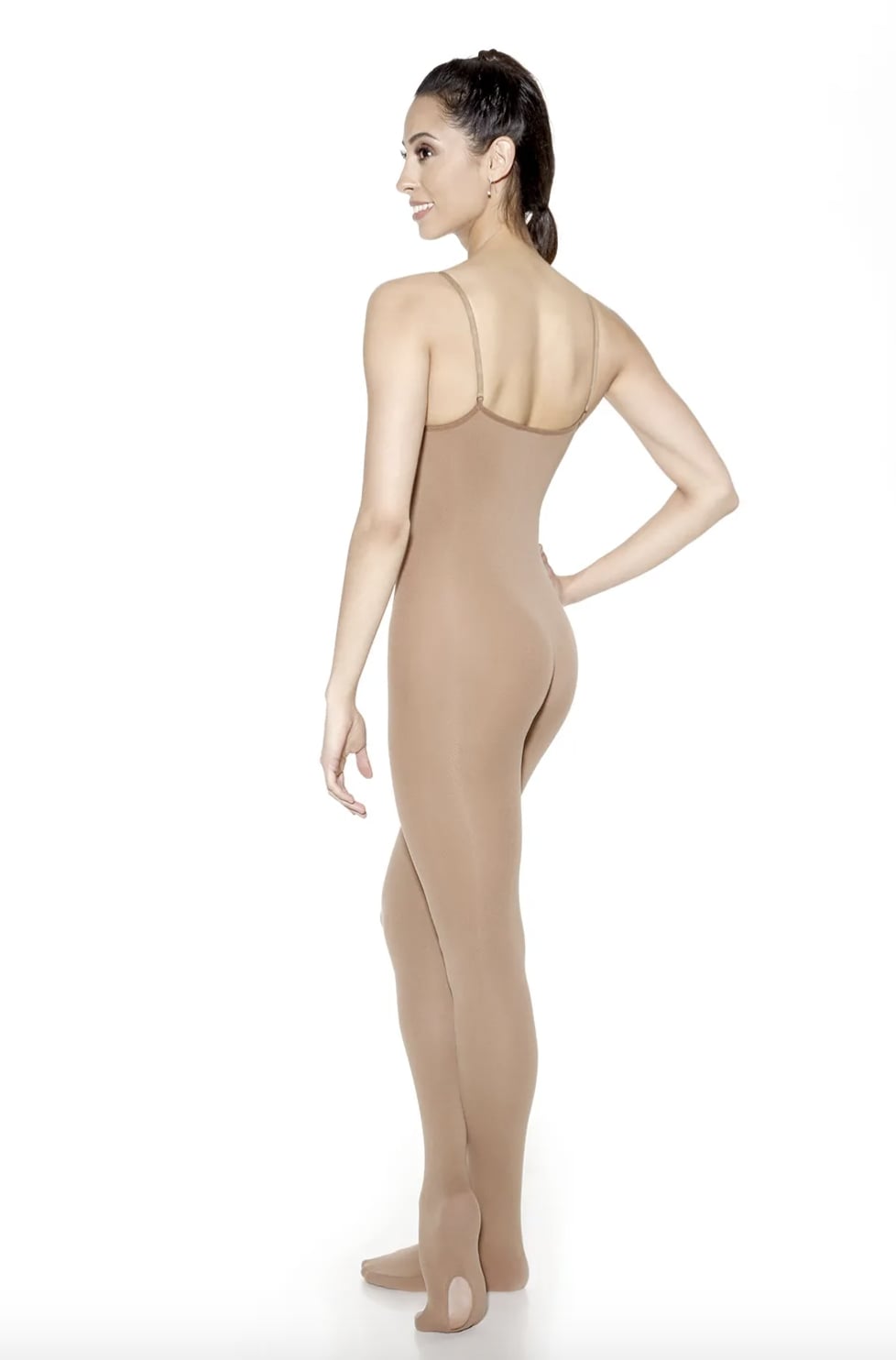 TS35 MALLA ADULTO TIPO ENTERIZO BEIGE