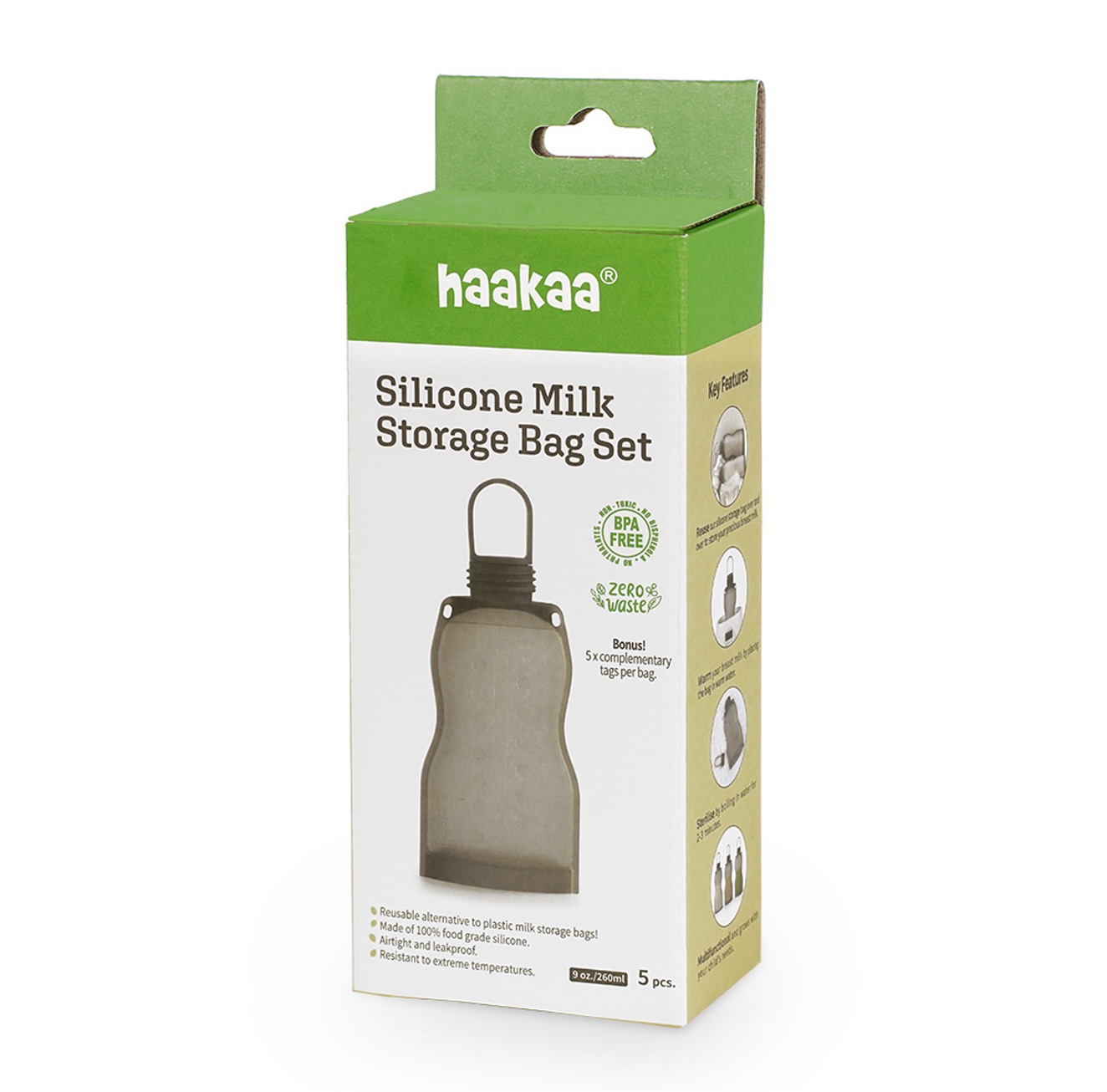 Bolsa de almacenamiento de silicón (260 ml)