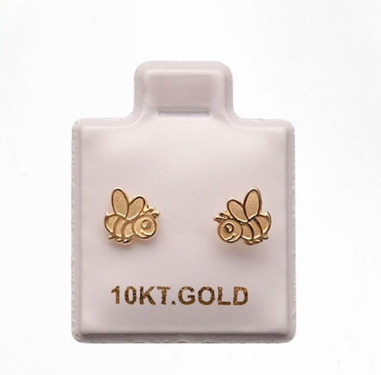 Aretes de Oro 10k Abeja – foto 1
