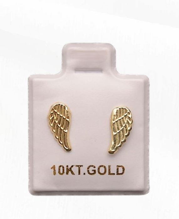 Aretes de Oro 10k Alas