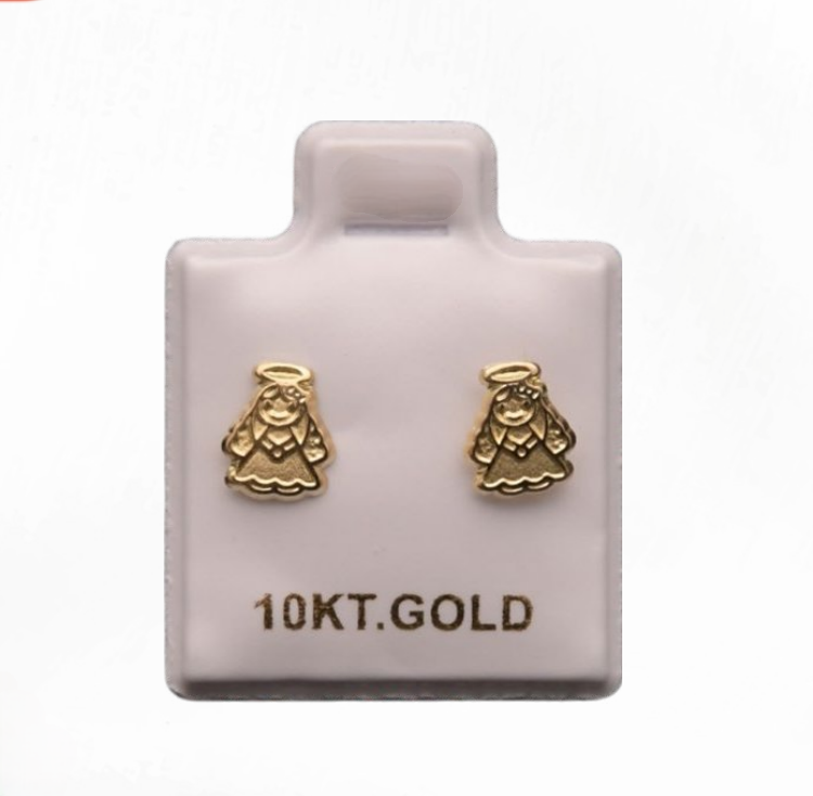 Aretes de Oro 10k Angelito – foto 1