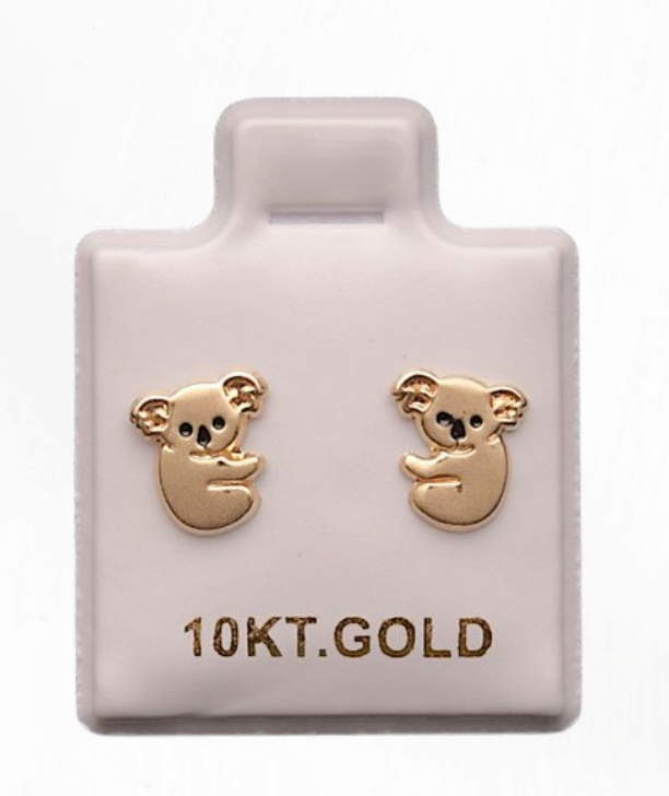 Aretes de Oro 10k Koala – foto 1