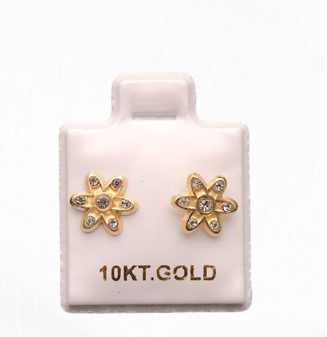 Aretes de Oro 10k Margaritas – foto 1