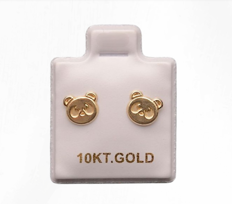 Aretes de Oro 10k Panda – foto 1