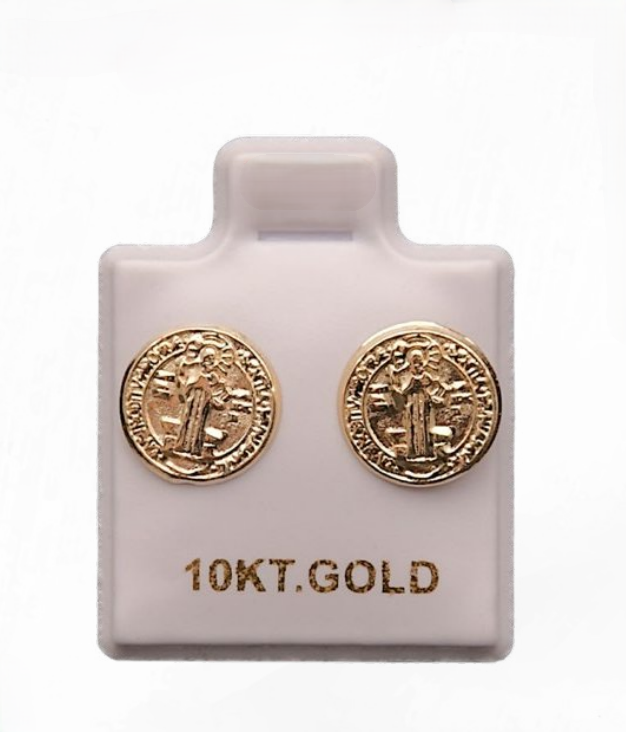 Aretes de Oro 10k San Benito